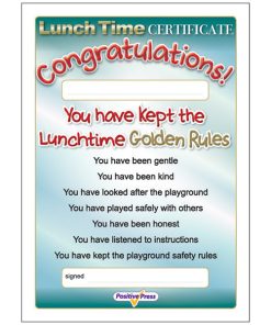 Lunchtime Certificates