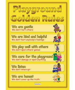 Playground Golden Rules Poster